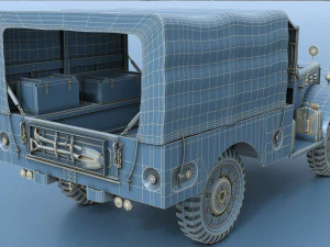 dodge wc-51 3D Model