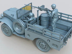 dodge wc-51 3D Model