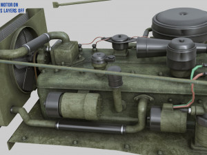 dodge wc-51 3D Модель