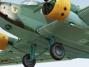 junkers ju-52 3D Model