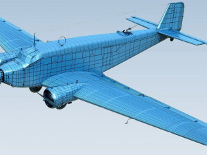 junkers ju-52 3D Model