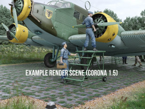 junkers ju-52 3D Model