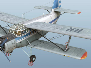 Antonov An-2T Modelo 3D