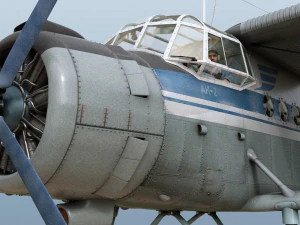 Antonov An-2T 3D Model