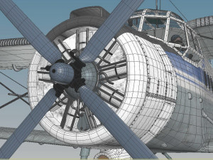 Antonov An-2T Modelo 3D