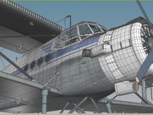 Antonov An-2T Modelo 3D