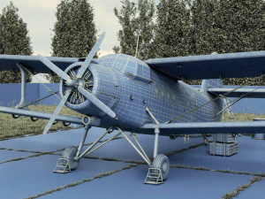 Antonov An-2T 3D Model
