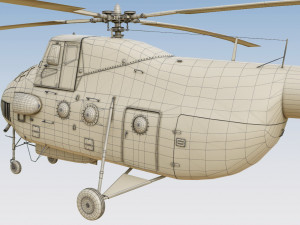 Mil Mi-4 3Dモデル