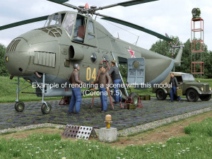 Mil Mi-4 3Dモデル
