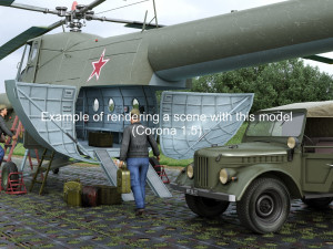 Mil Mi-4 3Dモデル