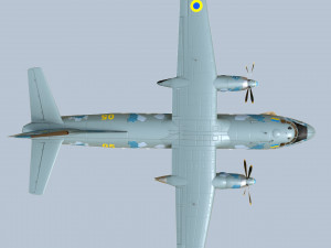 Antonov AN-26 of Ukrainian AF 3D Model