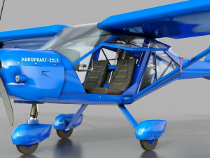 A22LS Aeropract 3D 模型