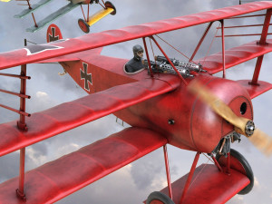 Fokker DR-1 3D Модель
