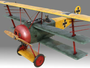 Fokker DR-1 3D Model