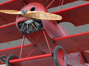 Fokker DR-1 3D Model