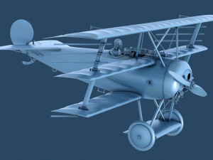 Fokker DR-1 3D Model