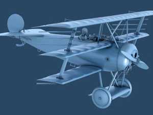 Fokker DR-1 3D Model