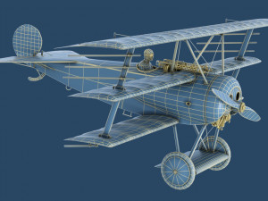 Fokker DR-1 3D Model