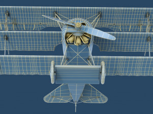 Fokker DR-1 3D Model