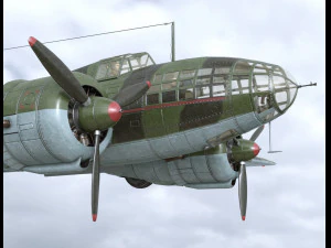 Ilyushin IL-4 3D Model