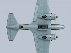 Ilyushin IL-4 3D Model