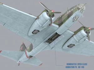 Ilyushin IL-4 3D Model