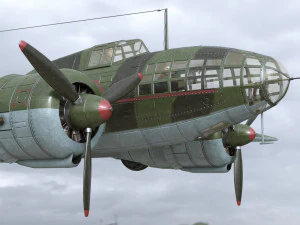 Ilyushin IL-4 3D Model