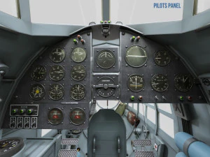 Ilyushin IL-4 3D Model