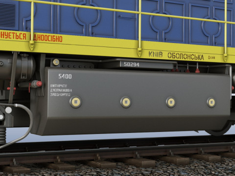 Shunting locomotive TGM-6 3D 模型