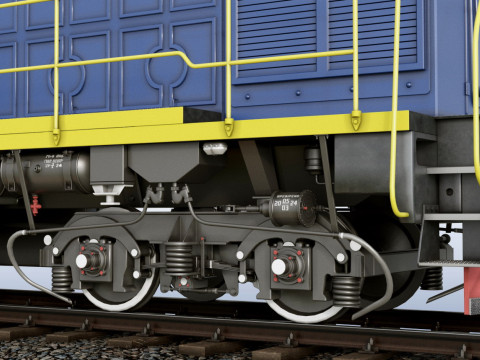 Shunting locomotive TGM-6 3D 模型