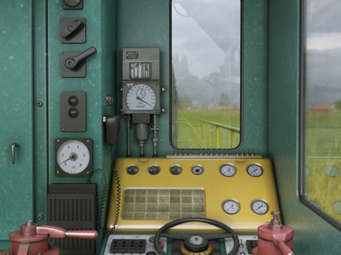 Shunting locomotive TGM-6 3D 模型