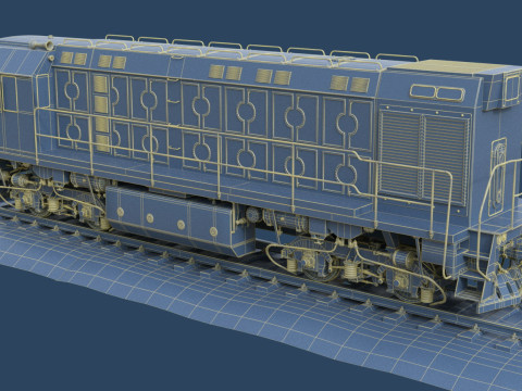 Shunting locomotive TGM-6 3D 模型