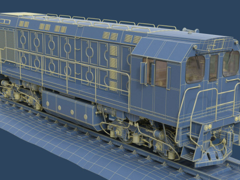 Shunting locomotive TGM-6 3D 模型