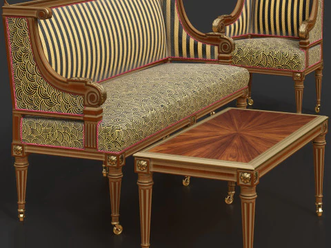 贝洛尼经典套装 3D 模型