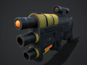 sci-fi ray 3D 모델