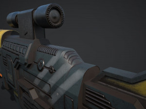 sci-fi ray 3D 모델
