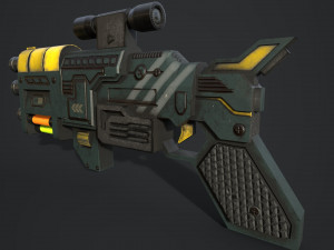sci-fi ray 3D 모델