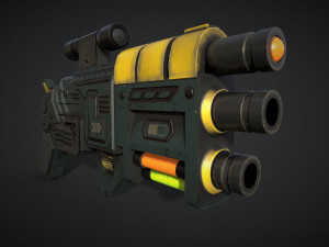 sci-fi ray 3D 모델