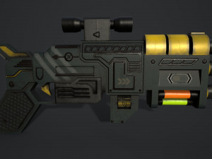 sci-fi ray 3D 모델