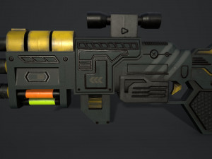 sci-fi ray 3D 모델
