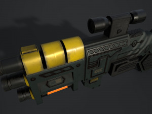 sci-fi ray 3D 모델