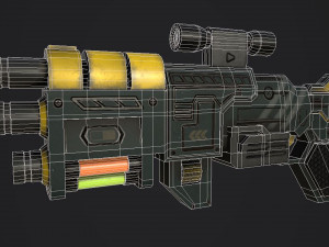 sci-fi ray 3D 모델