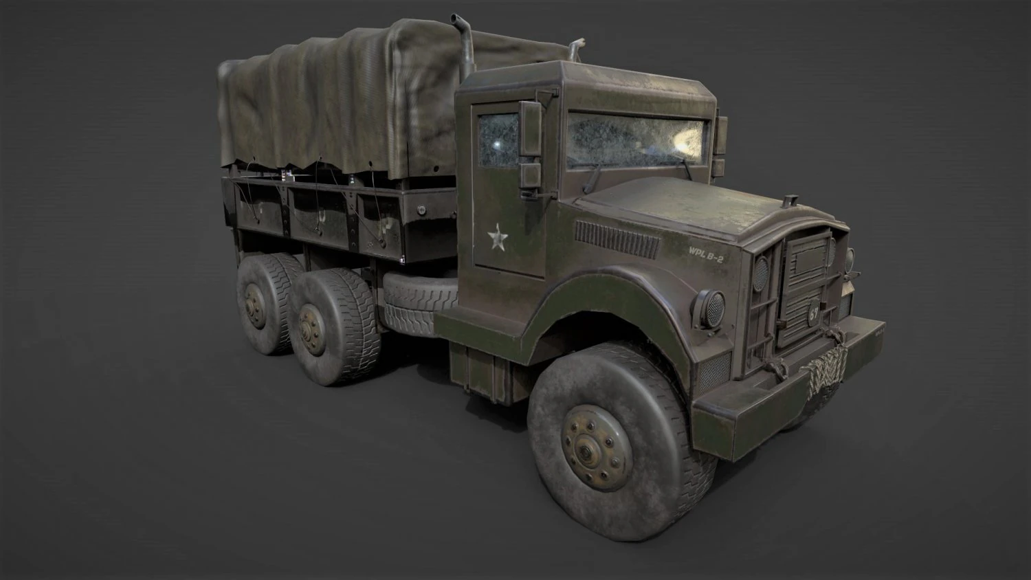 truck 3D Model .c4d .max .obj .3ds .fbx .stl .blend 