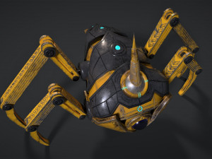 sci-fi drone 3D 모델