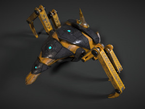 sci-fi drone 3D 모델