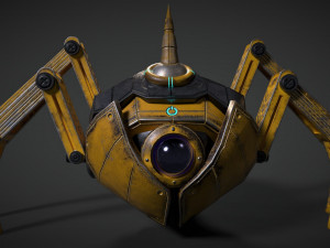 sci-fi drone 3D 모델