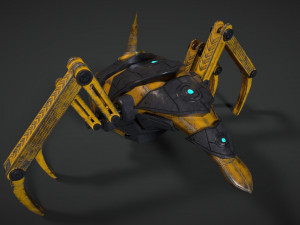 sci-fi drone 3D 모델
