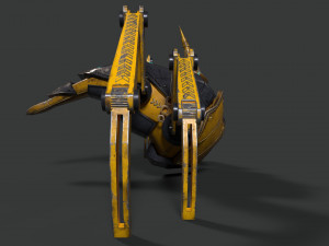 sci-fi drone 3D 모델