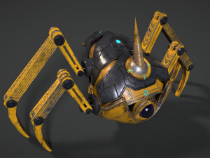 sci-fi drone 3D 모델