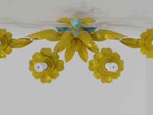 golden candle pack 3D Model